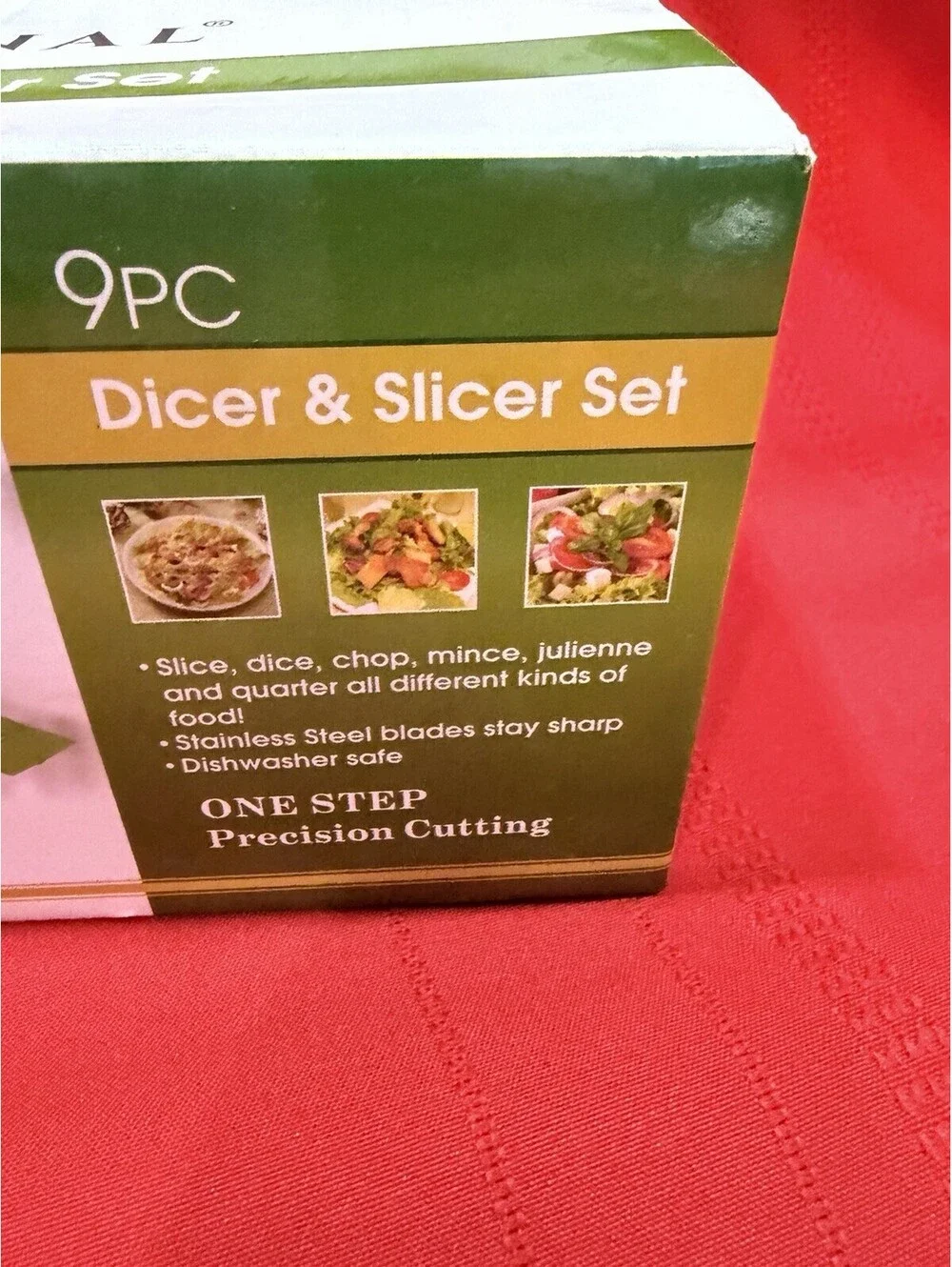 Eternal Deluxe 9 Pc  Dicer & Slicer Set -Slice,Dice,Chop,mince,mince, Julienne